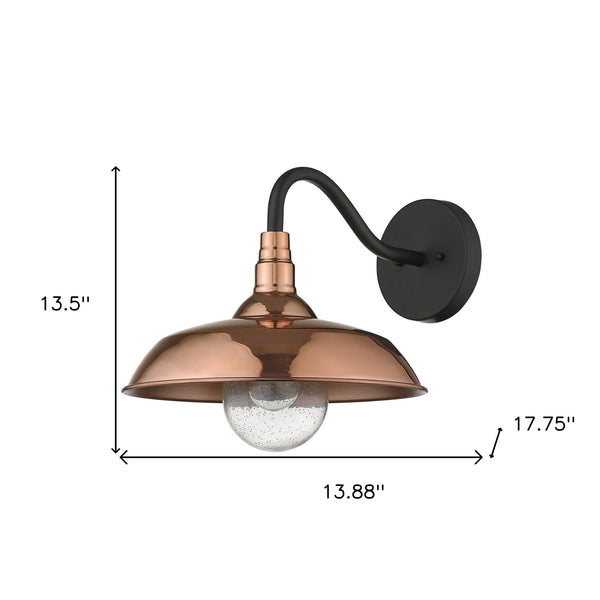 Homeroots Burry 1-light Copper Wall Light   398491
