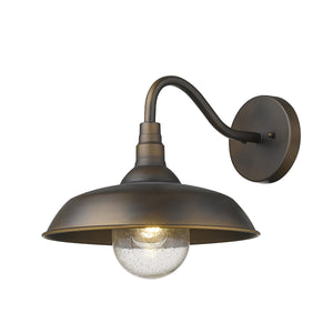 Homeroots Burry 1-light Oil-rubbed Bronze Wall Light   398492