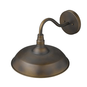 Homeroots Burry 1-light Oil-rubbed Bronze Wall Light   398492