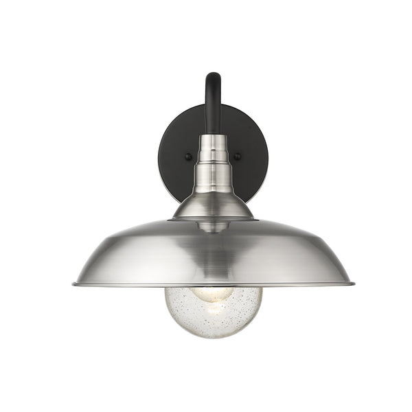 Homeroots Burry 1-light Satin Nickel Wall Light   398493