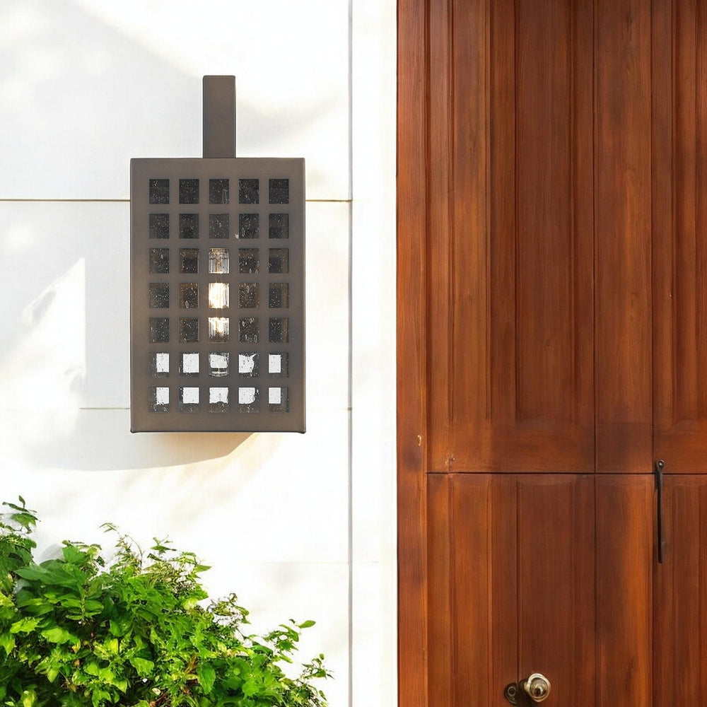 Homeroots Letzel 1-light Oil-rubbed Bronze Wall Light   398496