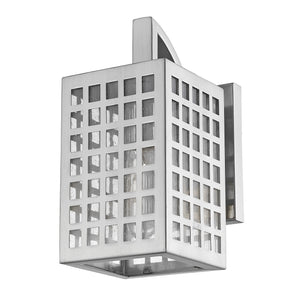 Homeroots Letzel 1-light Satin Nickel Wall Light   398497