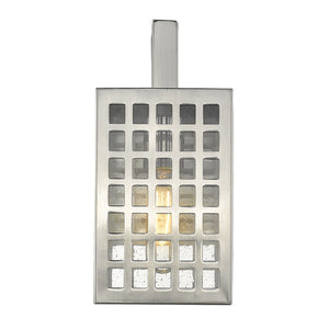 Homeroots Letzel 1-light Satin Nickel Wall Light   398497