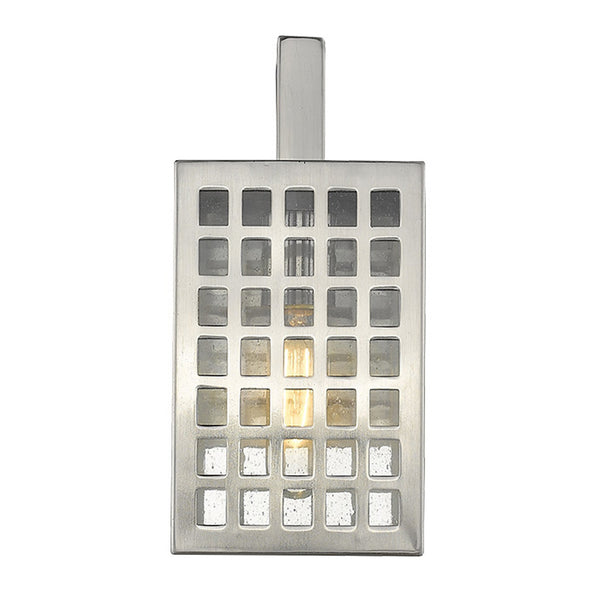 Homeroots Letzel 1-light Satin Nickel Wall Light   398497