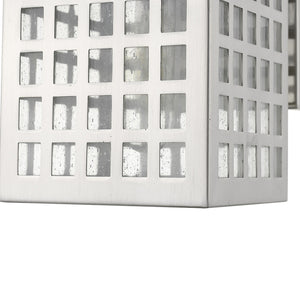 Homeroots Letzel 1-light Satin Nickel Wall Light   398497