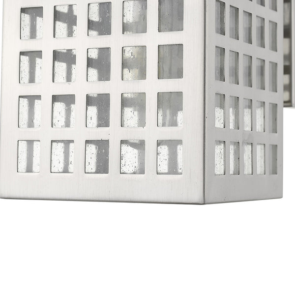 Homeroots Letzel 1-light Satin Nickel Wall Light   398497