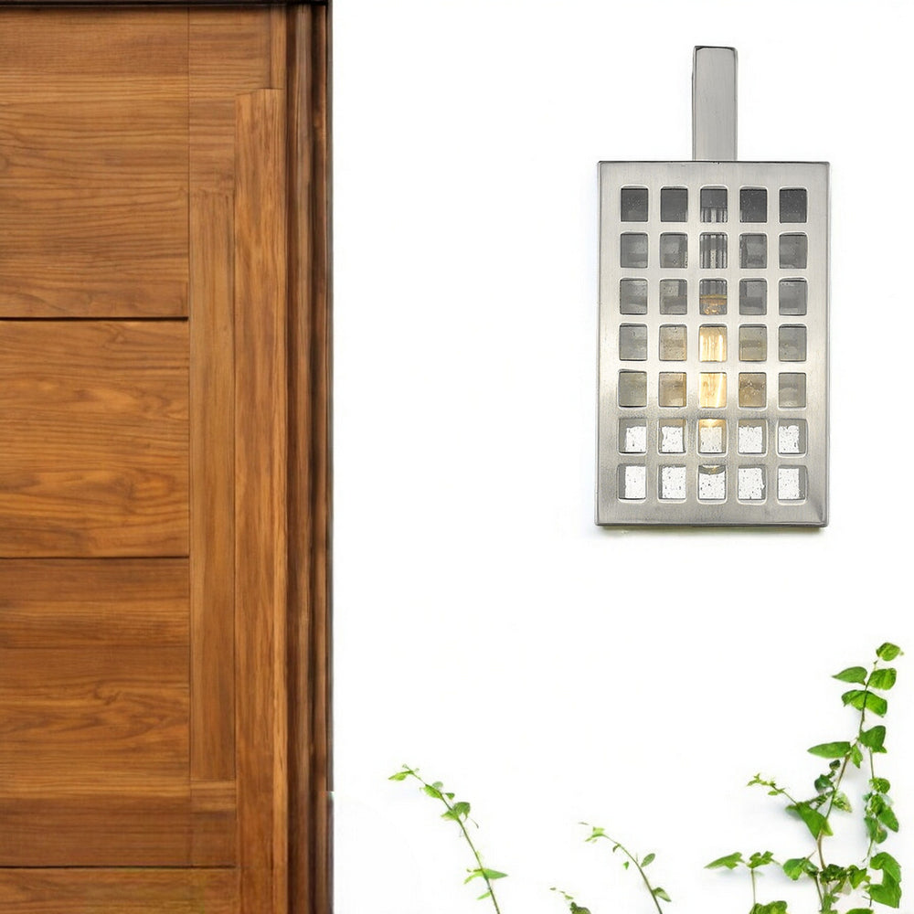 Homeroots Letzel 1-light Satin Nickel Wall Light   398497