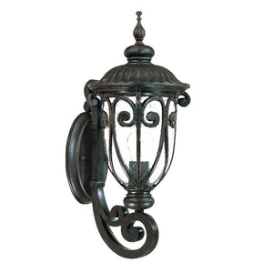 Homeroots Traditional Dark Brown Wall Sconce   398502
