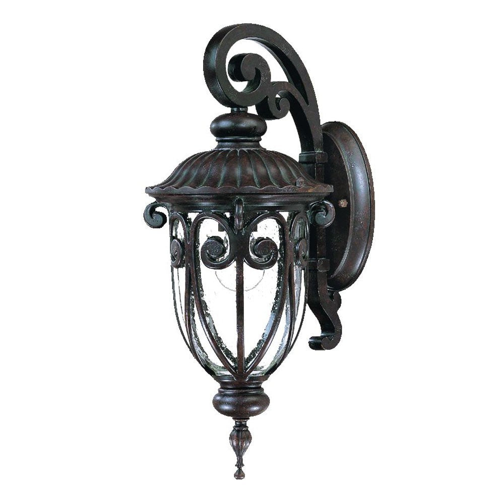 Homeroots Dark Brown Hanging Goblet Wall Light  Aluminium  398504