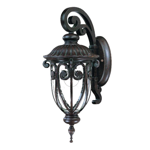 Homeroots Dark Brown Hanging Goblet Wall Light  Aluminium  398504