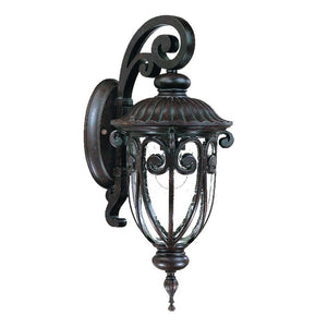 Homeroots Dark Brown Hanging Goblet Wall Light  Aluminium  398504