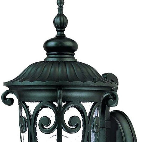 Homeroots Naples 1-light Matte Black Wall Light   398505