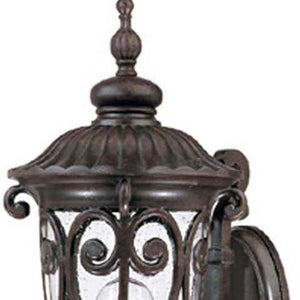 Homeroots Naples 1-light Marbelized Mahogany Wall Light   398506