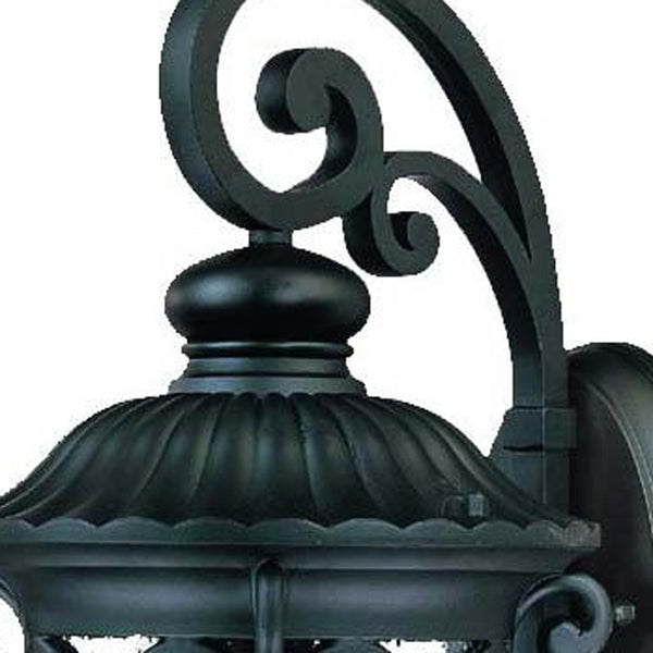 Homeroots Naples 1-light Matte Black Wall Light   398507