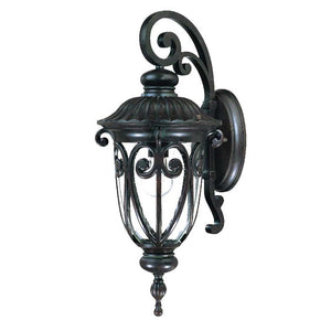 Homeroots Naples 1-light Marbelized Mahogany Wall Light   398508