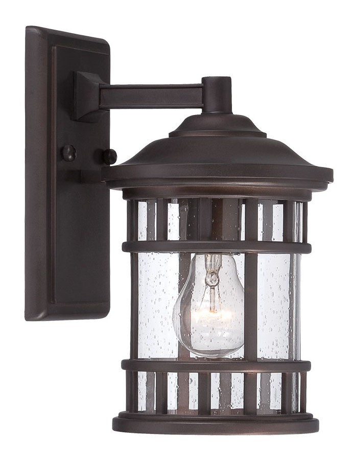 Homeroots Antique Bronze Canister Wall Light  Aluminium  398517