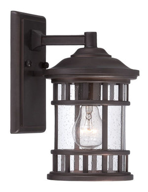 Homeroots Antique Bronze Canister Wall Light  Aluminium  398517