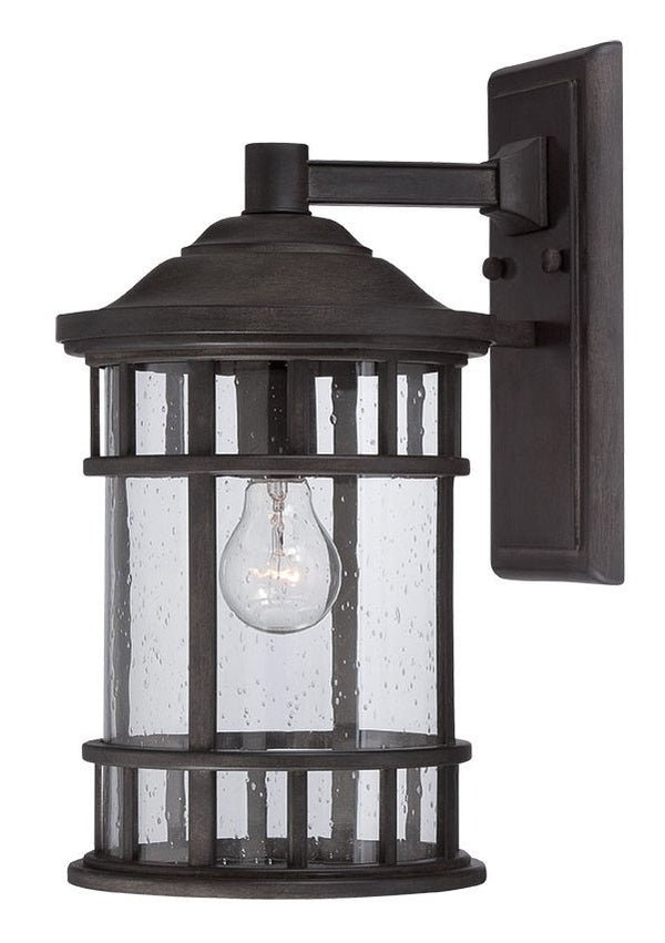 Homeroots Matte Black Canister Wall Light  Aluminium  398518
