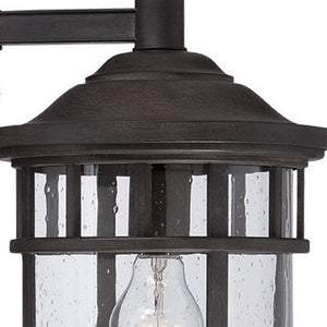 Homeroots Matte Black Canister Wall Light  Aluminium  398518