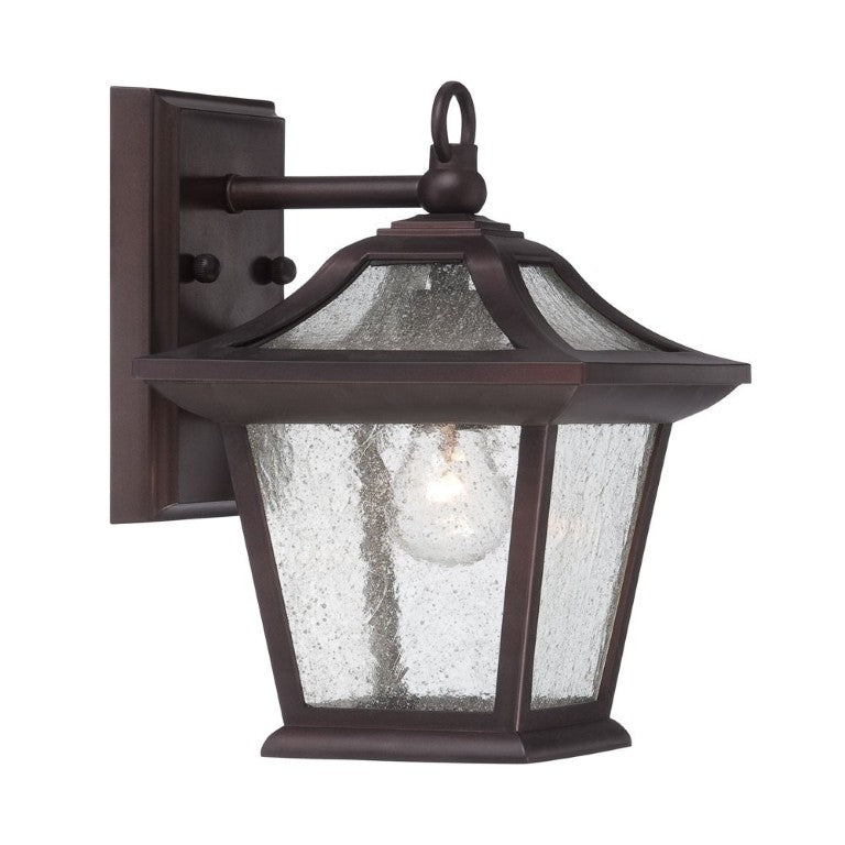 HomeRoots Antique Bronze Birdhouse Lantern Outdoor Wall Sconce for Rustic Garden Decor 398534
