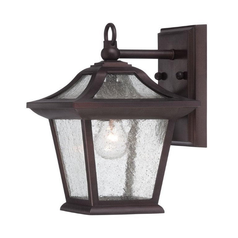HomeRoots Antique Bronze Birdhouse Lantern Outdoor Wall Sconce for Rustic Garden Decor 398534