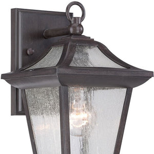 Homeroots Matte Black Birdhouse Shape Outdoor Wall Light   398535