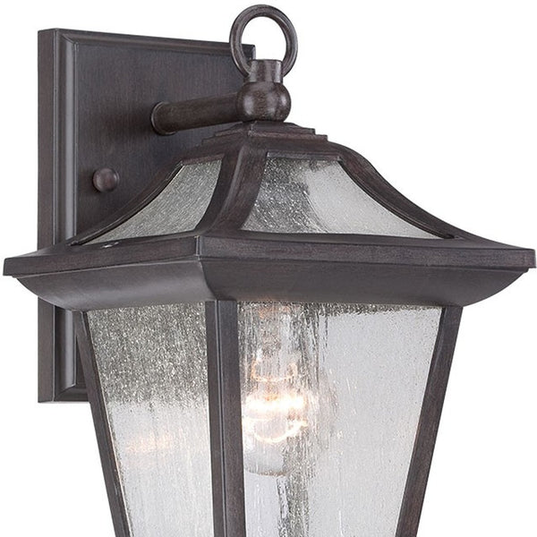 Homeroots Matte Black Birdhouse Shape Outdoor Wall Light   398535