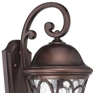 Homeroots Bronze Tapered Goblet Wall Light   398538