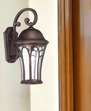 Homeroots Bronze Tapered Goblet Wall Light   398538