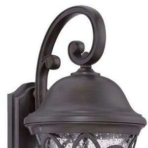 Matte Black Goblet Sconce Elegant Tapered Wall Light for Modern Living Spaces