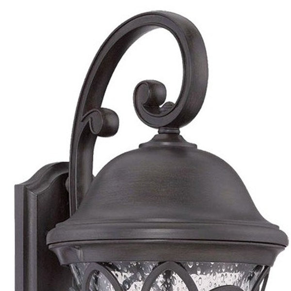 Matte Black Goblet Sconce Elegant Tapered Wall Light for Modern Living Spaces