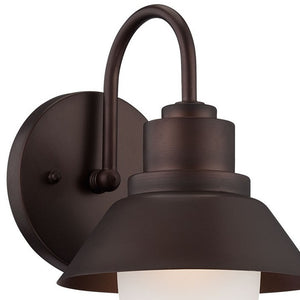 Homeroots Bronze Lamp Shade Wall Light   398550