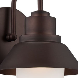 Homeroots Bronze Lamp Shade Wall Light   398550