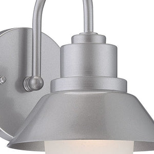 Homeroots Brushed Silver Lamp Shade Wall Light   398552