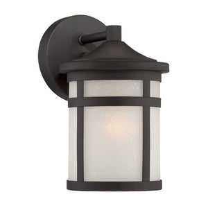 Homeroots Matte Black Hanging Lantern Shape Wall Light   398554