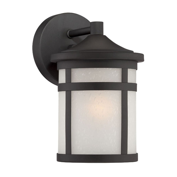 Homeroots Matte Black Hanging Lantern Shape Wall Light   398554