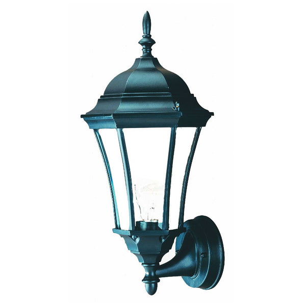 Homeroots Matte Black Carousel Lantern Wall Light   398566