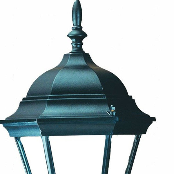 Homeroots Matte Black Carousel Lantern Wall Light   398566