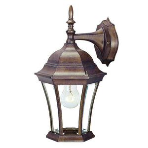 Homeroots Dark Brown Hanging Carousel Lantern Wall Light   398569