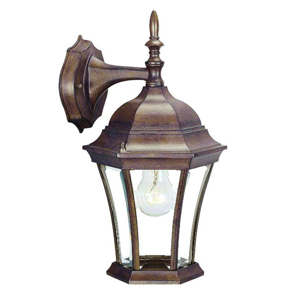 Homeroots Dark Brown Hanging Carousel Lantern Wall Light   398569