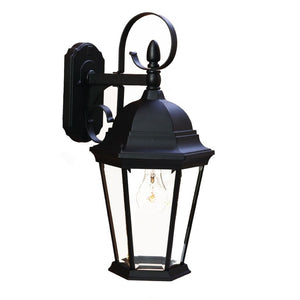 HomeRoots XL Matte Black Swing Arm Lantern - Vintage French Quarter Design for Stunning Outdoor Ambiance 398603