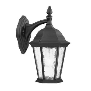 Homeroots Two Light Matte Black Hanging Carousel Wall Light   398612