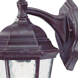 Homeroots Two Light Brown Hanging Carousel Wall Light   398613