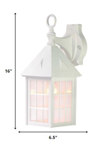 Homeroots White House Shaped Wall Light   398622