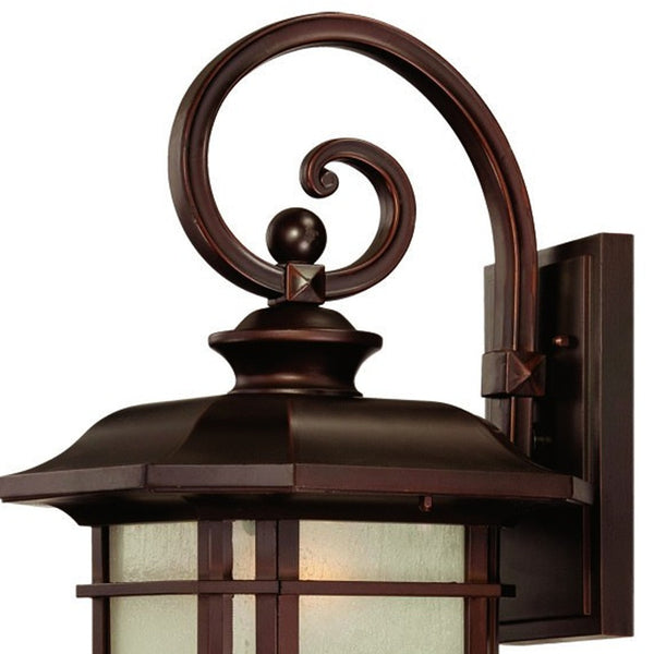 Homeroots Somerset 1-light Architectural Bronze Wall Light   398629