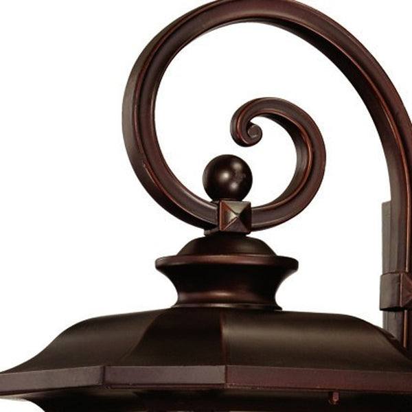 Homeroots Somerset 1-light Architectural Bronze Wall Light   398629