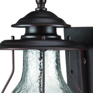 HomeRoots Antique Bronze Oil Lantern Hanging Light - Timeless Outdoor Illumination with Vintage Charm & Durability 398630