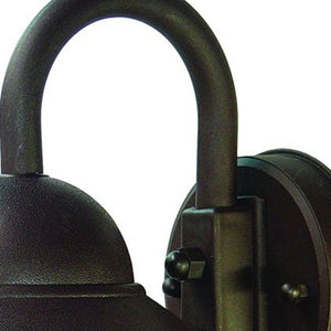 Homeroots Antique Bronze Outdoor Wall Light With Three-tier Shade – Elegant Design For Your Patio Or Garden   398632