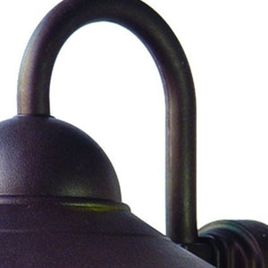 Homeroots Antiqued Bronze Motion Sensor Outdoor Wall Light   398633