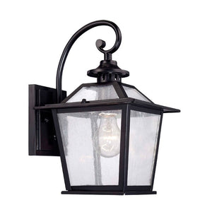 Matte Black Geometric Terrarium Style Indoor Sconce Accent Fixture for Modern Homes